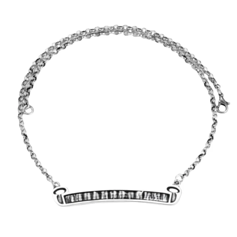 

Sterling Silver Heart Pendant Necklace: Edgy Romantic Gothic Minimalist Piece