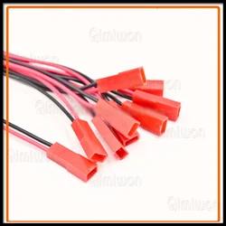 10Pairs 100mm 200mm 2 Pin JST Plug Connector Male+Female Plug Connector Cable Wire for RC Toys Battery LED Lamp