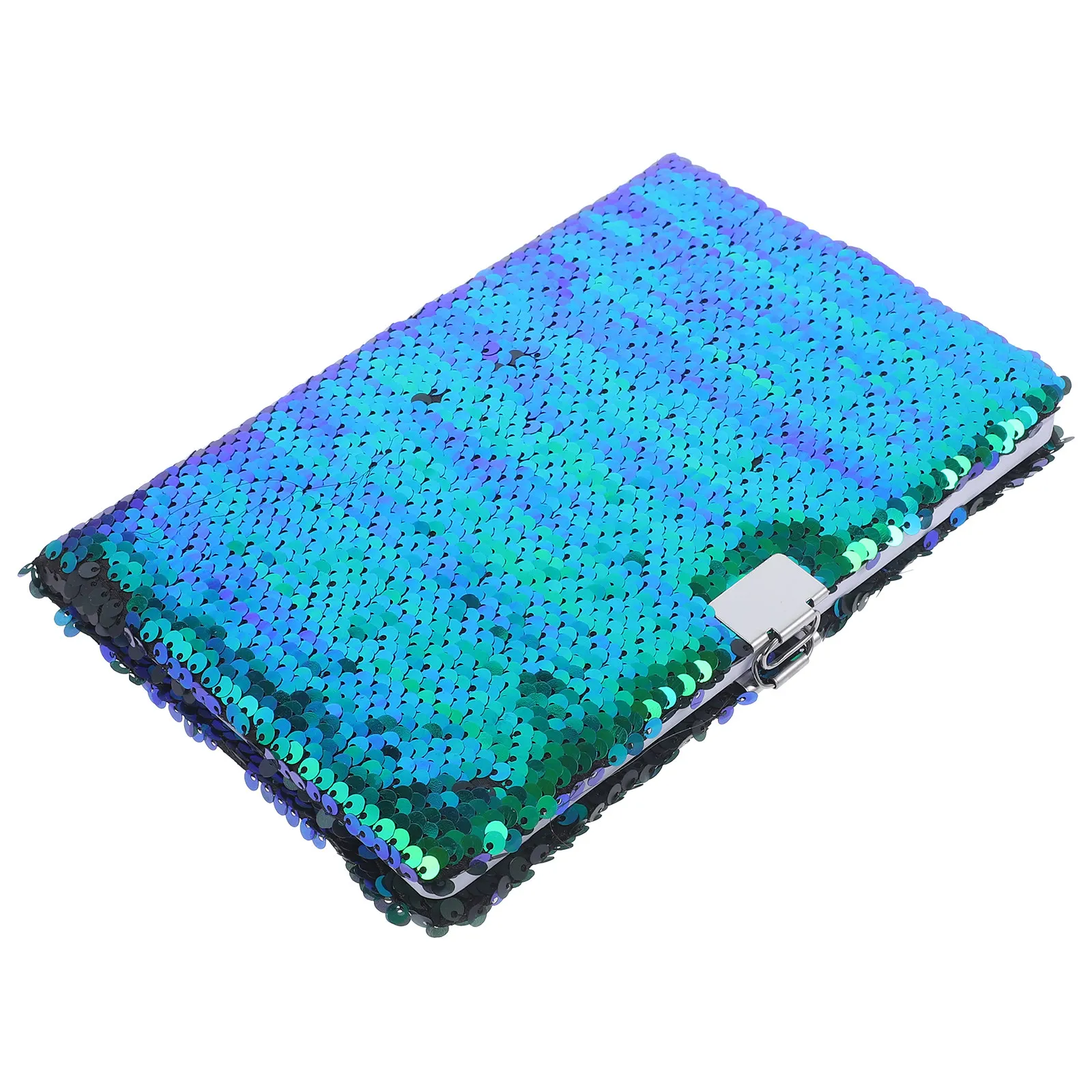 リバーシブルスパンコールノート-a5-グリッターカバー-ロック可能なノート-日記帳-学校用メモ帳-クリエイティブ文房具