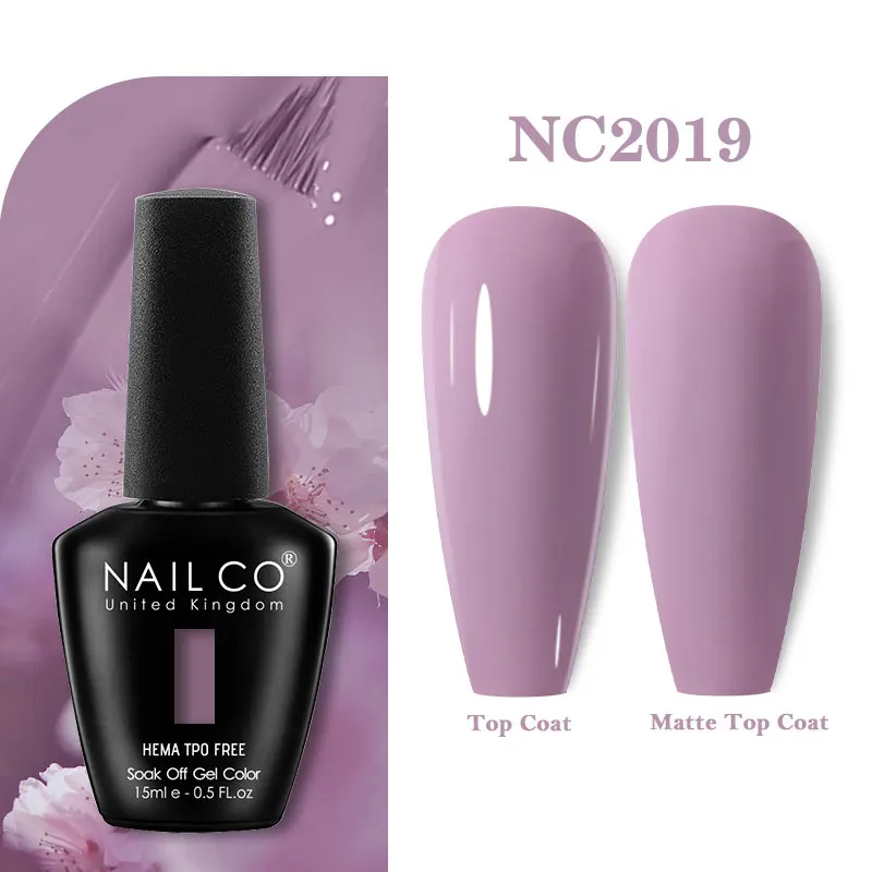 NAILCO 15ml Hema TPO-vrije Gel Nagellak Semi-permanente UV-lak Gel Nagelsalon Design TOP BASE Lak Hybride