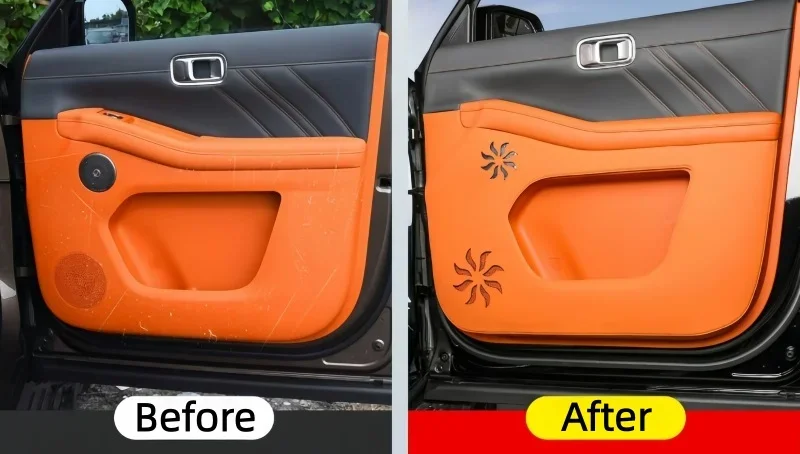 Car Four Door Anti Kick Pad For GWM H10 2026 Modified Car Door Leather Protective Pad Protective Patch Interior Accessories
