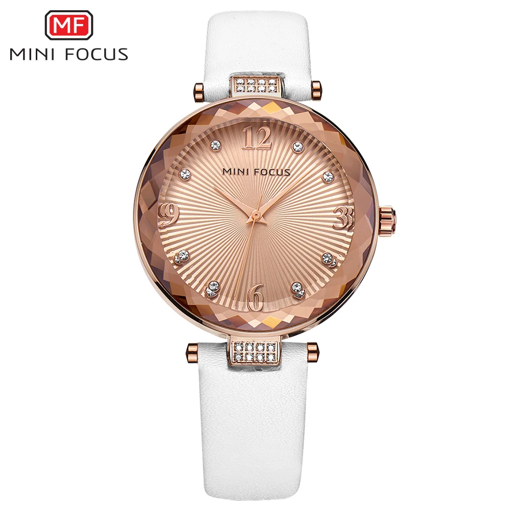 

MINI FOCUS Brand Original Luxury Women Watch Rose Gold Fashion Stainless Steel Quartz Movement Waterproof Women Dress Watches