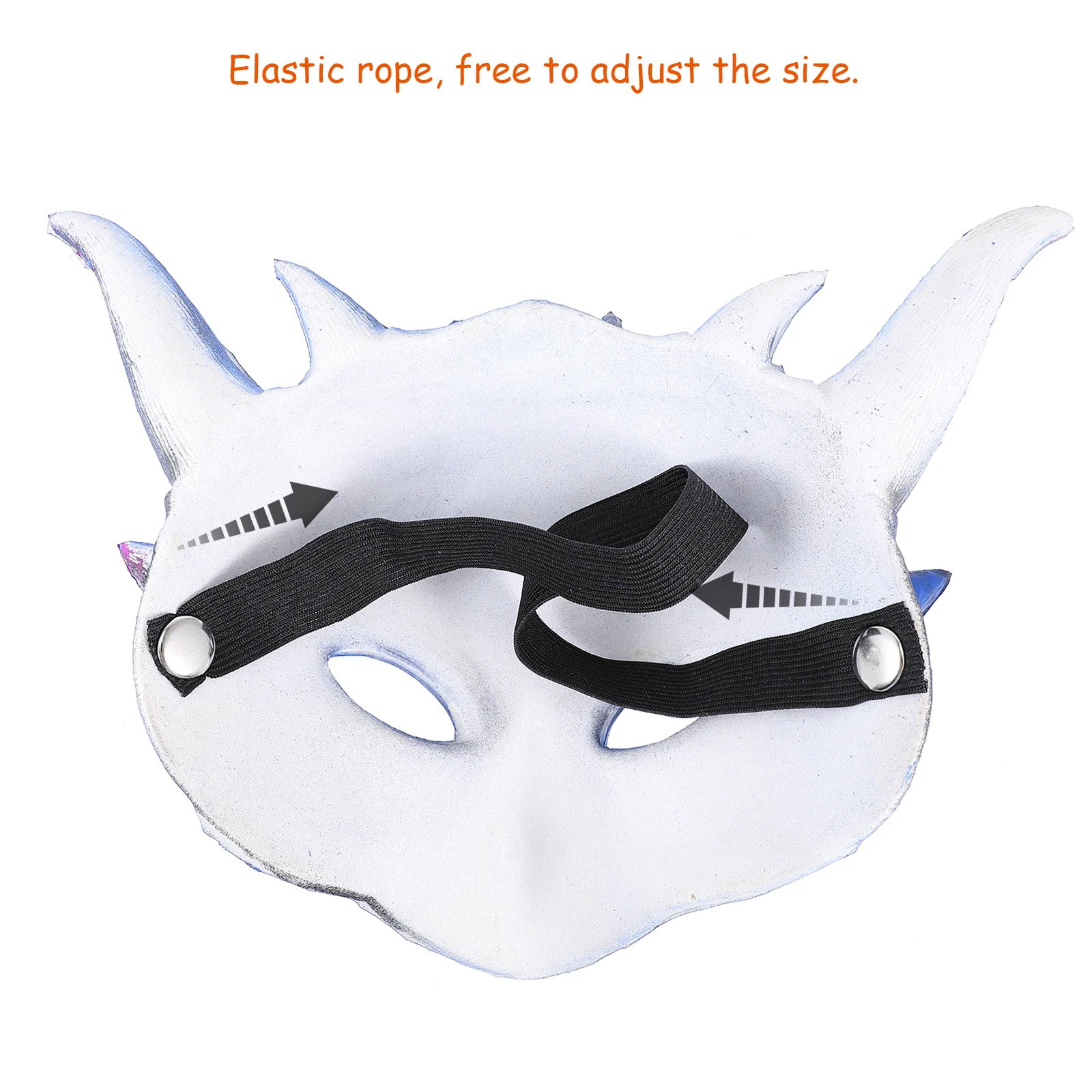 Cartoon Children's Dragon Mask Halloween Kids Party Pu Material Masquerade Carnival