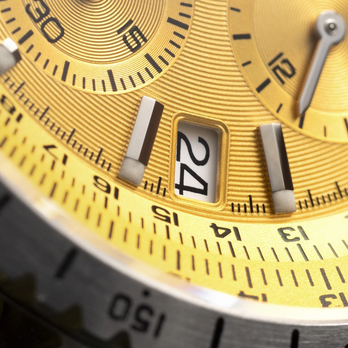 BERNY Chronographen-Uhren für Herren, superleuchtende, multifunktionale Quarz-Herrenuhr mit Datum, Saphir-Nylonarmband – Detail 10