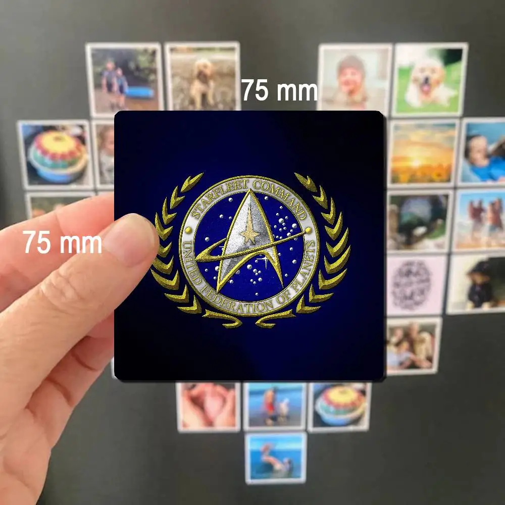 S-Star Trek Personalized Fridge Magnets Magnetic Refrigerator Memorial Gifts For Kitchen Office Locker Travel Home Deco view 6