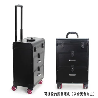 Hot Makeup Cases Train Professional Aluminum Beauty Cases Manicure Tools Case Manicure Makeup Tools And Accessories Supplies