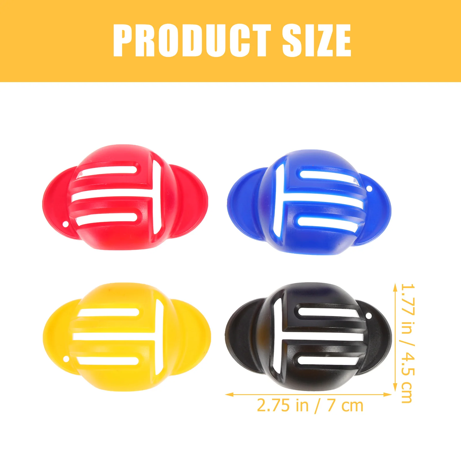 4 قطع من استنسل كرة الجولف المحمول، أداة تحديد محاذاة بلاستيكية ممتازة لممارسة الجولف، حجم صغير وخفيف الوزن #5