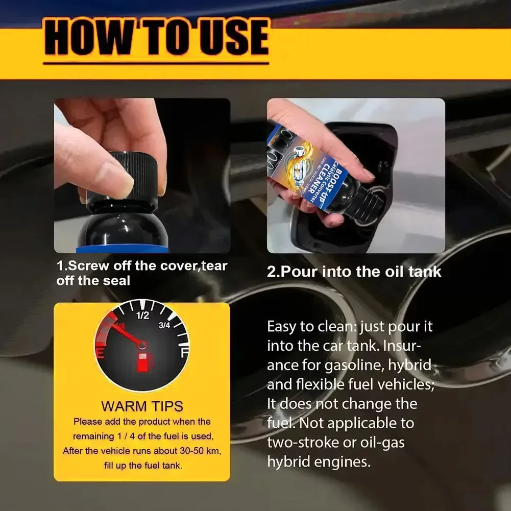 50ml conversor de catalisador de motor de carro limpadores de motor de automóvel aceleradores de limpeza csv catalisadores fáceis de limpar2025novo