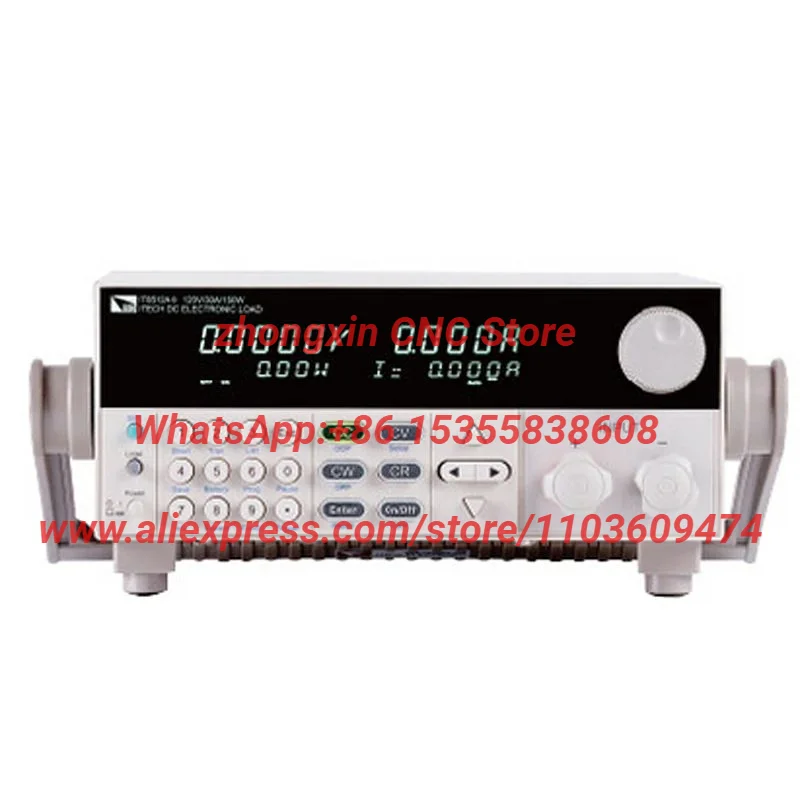 ITECH IT8512A+ High  Accuracy Resolution 0.1mV 1mA Programmable Electronic Load 300W 150V 30A Short Circuit & Battery Test