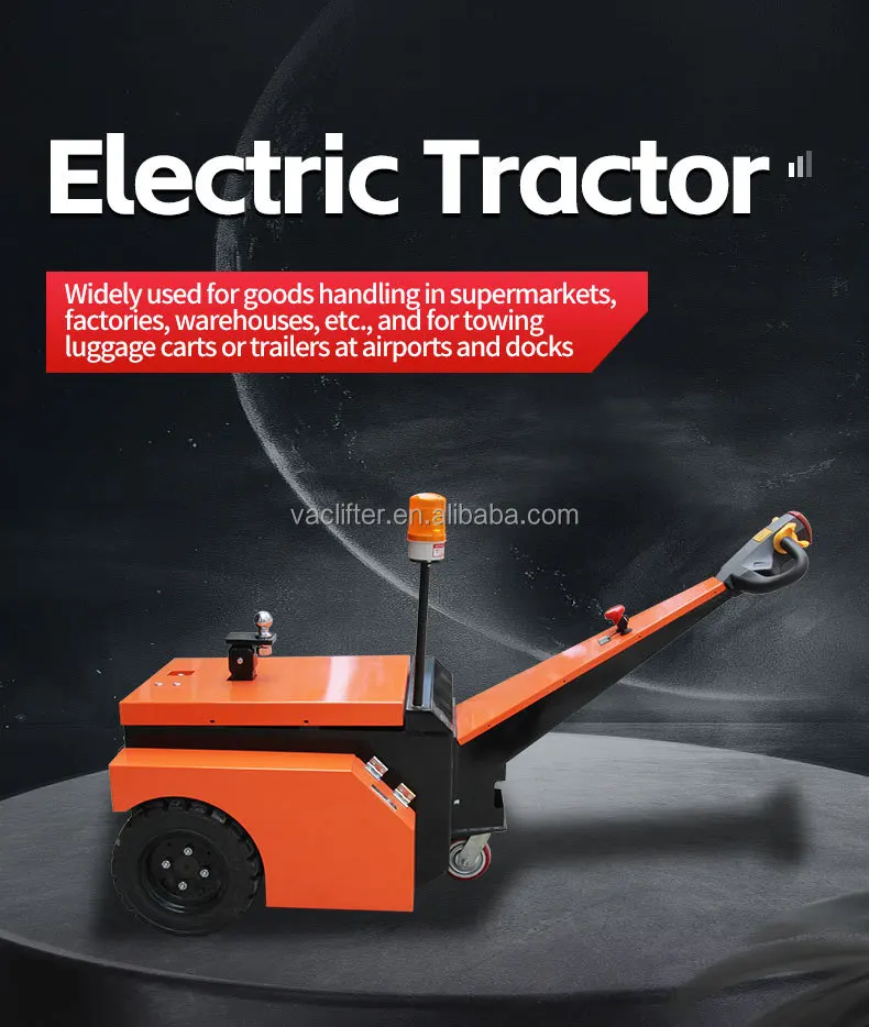 

Electric Tow Tractor Mini Tractor Widely Used at Airports and Docks