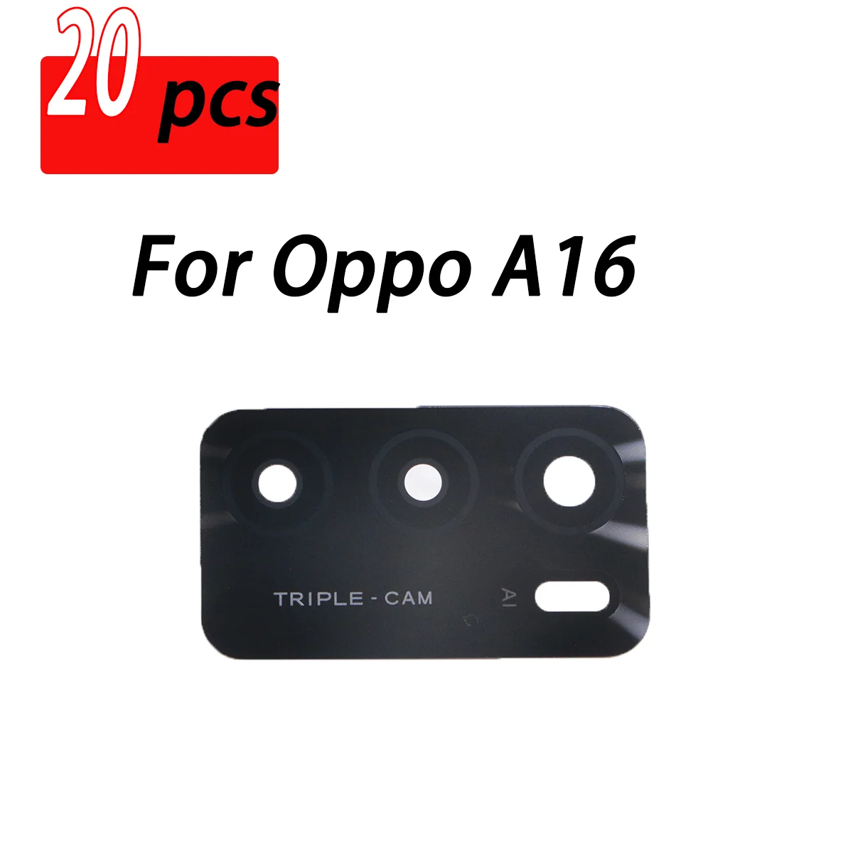 

20 pcs Glass Camera Lens Protector Tempered Glass Lens Cover with Sticker for Op A16