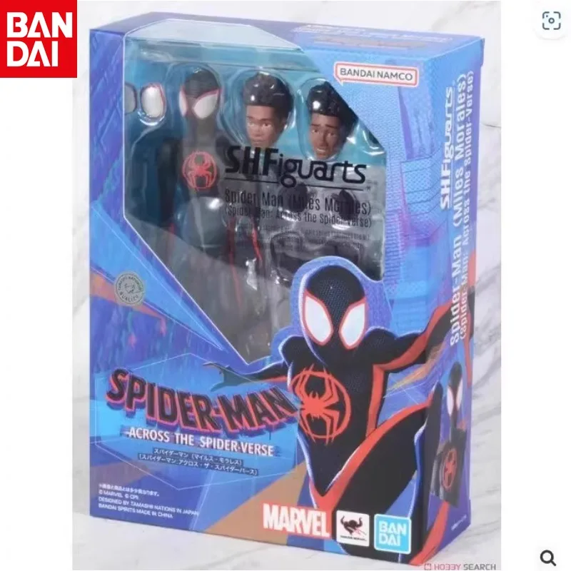 

Bandai Genuine SHF Spider-Man: Parallel Universe Miles Morales Action Figure Model Spot Genuine Holiday Gift