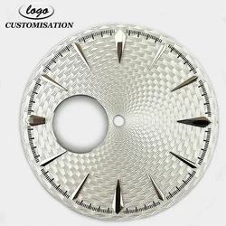 Customised logo 35 mm diameter cocktail dial Non-illuminated face Suitable for NH38 calibre Mechanical Watch Accessories