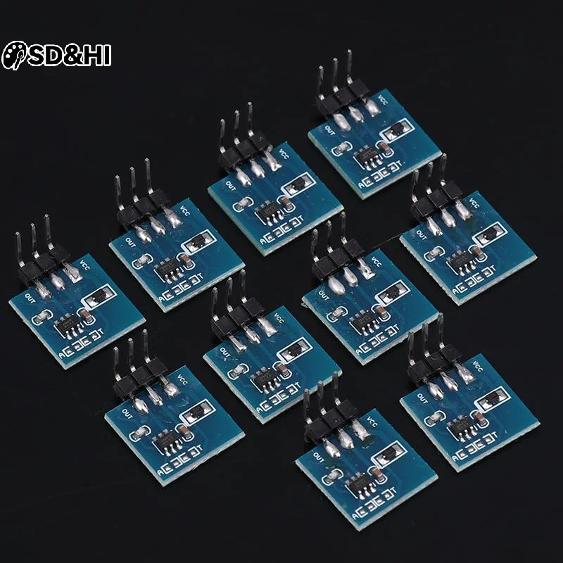 

TTP223 Capacitive Touch Sensor Module 3.3V-5.5V Digital Touch Switch For Arduino DIY Kit