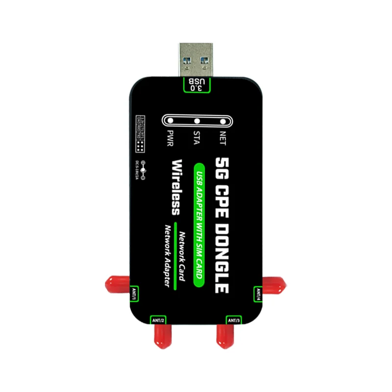 New 5G CPE 5G Dongle with SIM8202G/RM520N-GL/RM502Q-GL module external Antenna USB Dongle