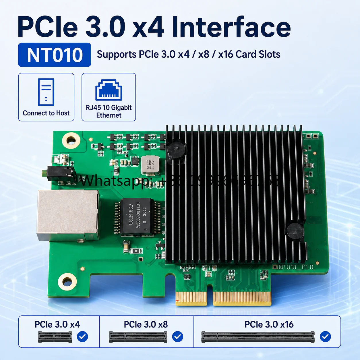 PCIe 3.0 X4 to 10G Gigabit Ethernet Network Card AQC113C Chip 10Gbps RJ45 LAN Adapter PCI Express Server Network Adapter
