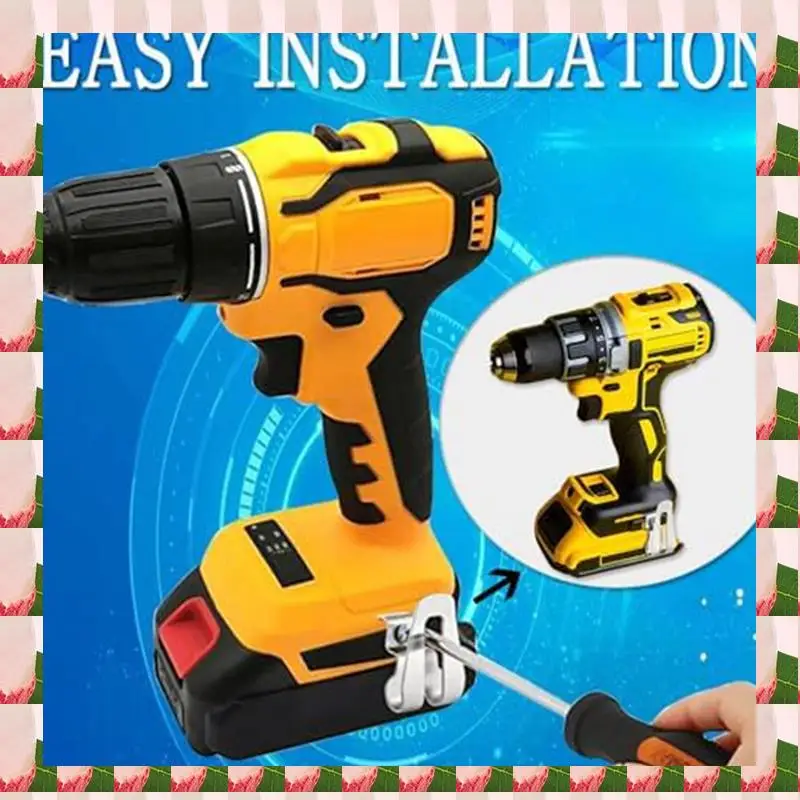 

Replacement Belt Hook Clip Kit Stainless Steel Driver Belt Clip Drill Clip Hook Tool,For Power Tools Drill Driver Belt Clips Set