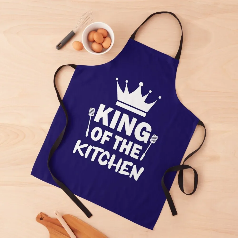 King Of The Kitchen, Gift For Dad, Cooking lover, Kitchen Quote, Gift for Fathers Day Apron Korean Apron