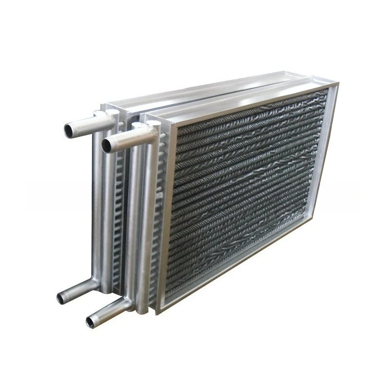 Rolled sheet heater Stainless steel wound sheet air heat exchanger Steam heat exchange hot oil radiator