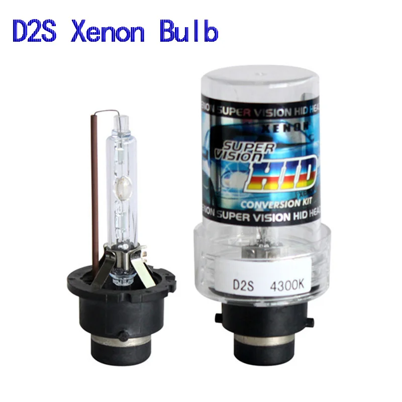 

1 Pair Original 35W D2S Xenon HID Bulb 4300K 6000K 8000K D4R D2R Xenon Headlamp D4S Auto Light Hi/Low Beam for Car Headlight Kit