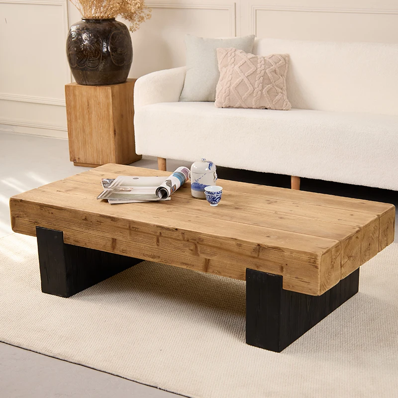 Bild 4: Beweglicher hoher Couchtisch, stehend, Abendessen, Schreiben, Designer-Wohnzimmer, Holz, moderner Beistelltisch, luxuriöser Couchtisch, Wohnmöbel