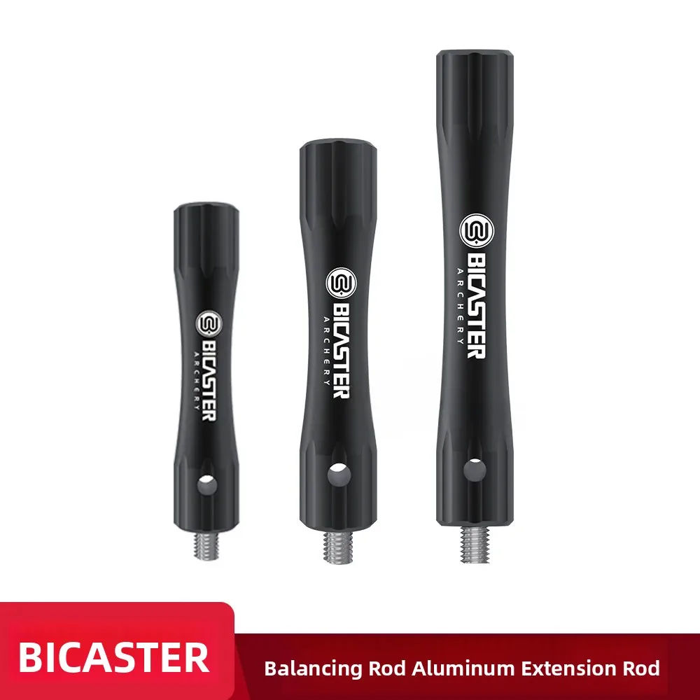 bicaster-asta-di-bilanciamento-estesa-in-alluminio-con-assorbimento-degli-urti-5-pollici-4-pollici-attrezzatura-per-allenamento-e-competizione-di-tiro-con-l'arco