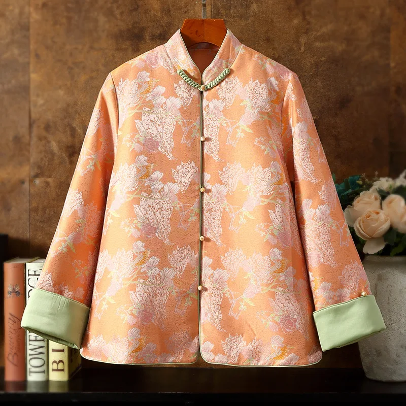 Chinese Clothing New Year TangSuit Women Autumn Jacket