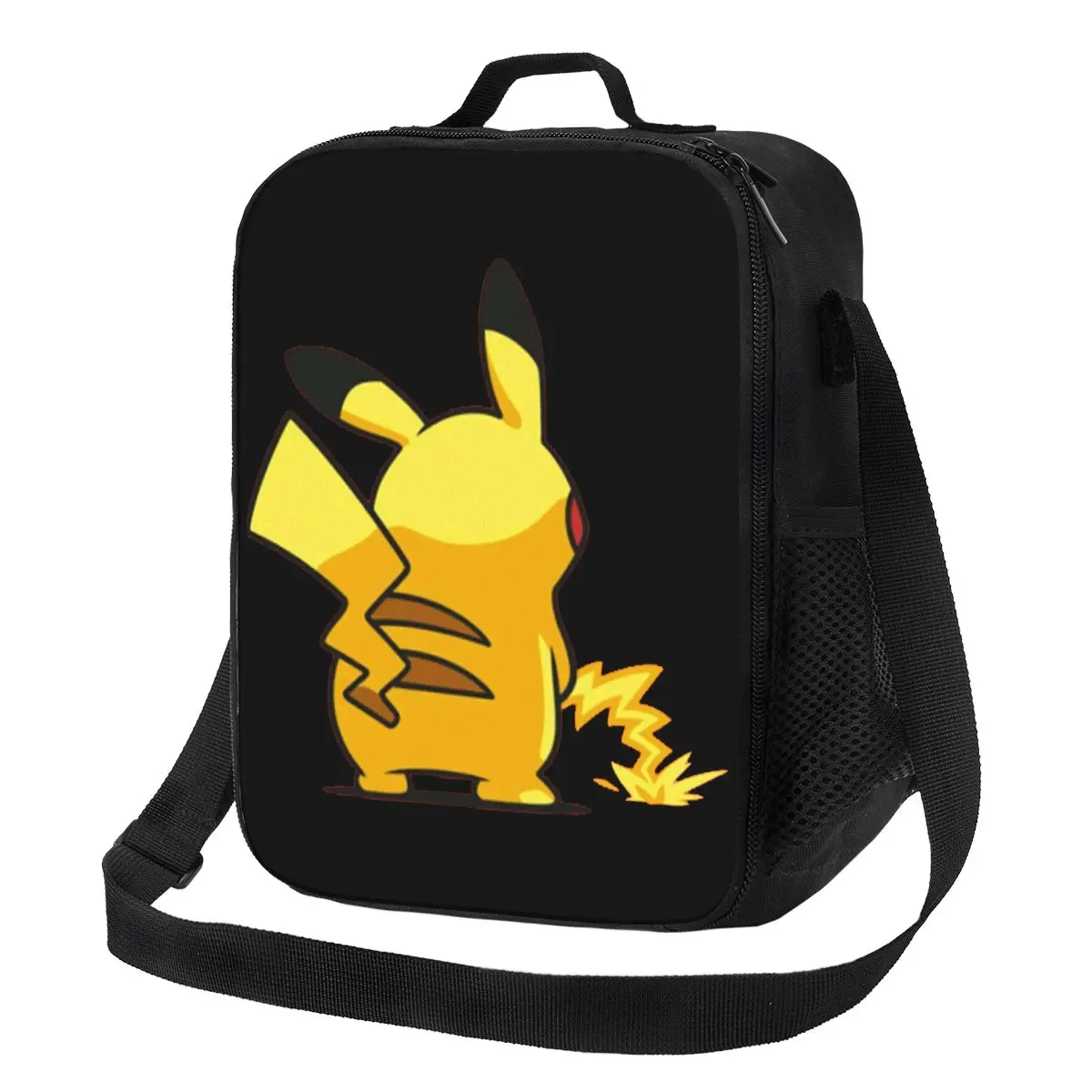 

Custom Bikachus Cartoon Insulated Lunch Bags for Women Resuable Thermal Cooler Food Bento Box School