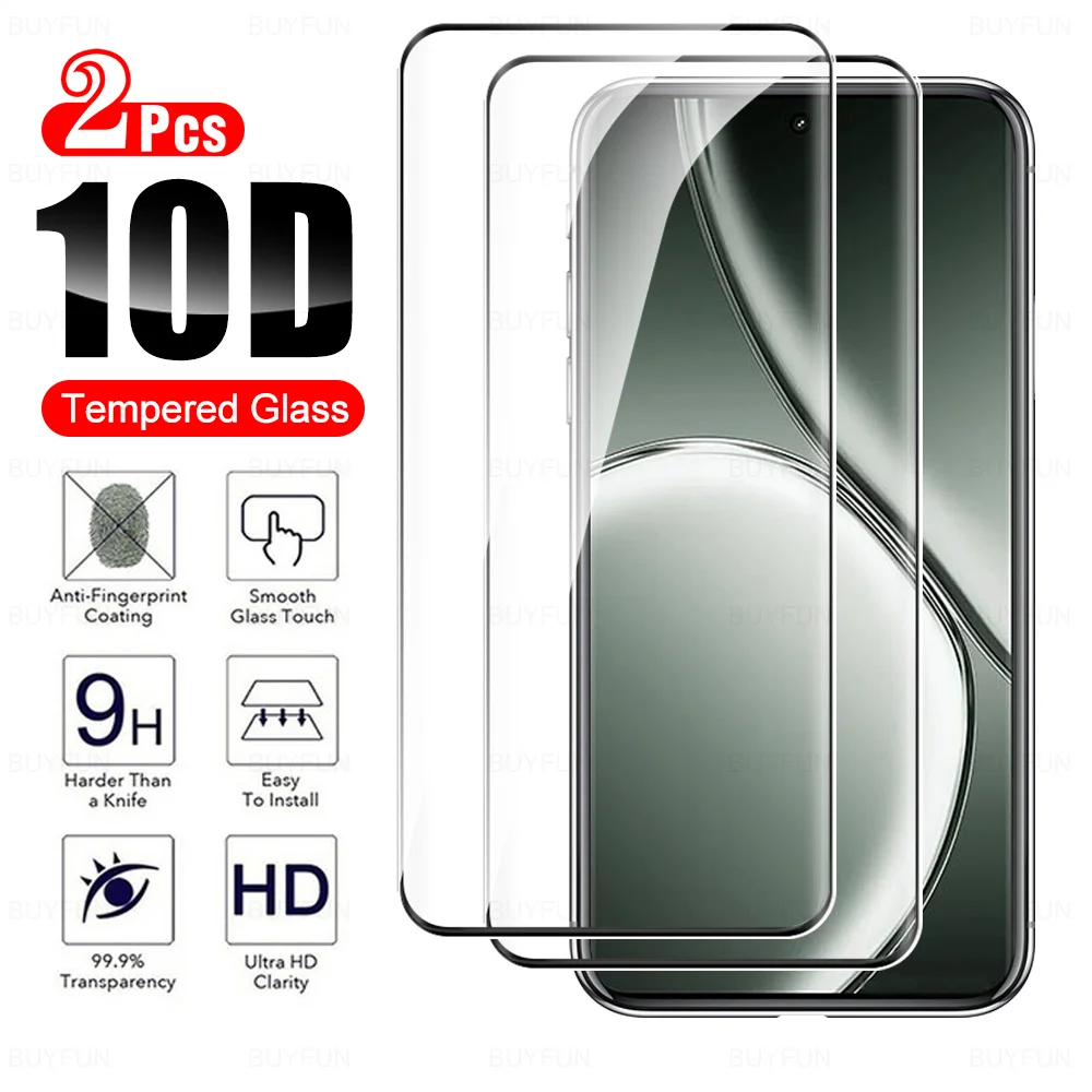 2pcs Clear curved protectve glass For Realme GT 6T phone screen protector For realme GT6 T GT6T GT Neo6 GTNeo6 tempered film