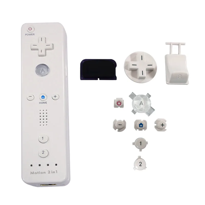 ABS-Tasten für Wii-Fernbedienung, insgesamt 10 Stück – Detail 1