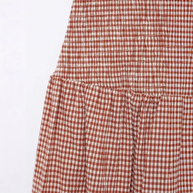 فستان ربيع جديد لعام 2025 للملابس النسائية: مقاس نحيف وحزام كاجوال، رقبة دائرية بدون أكمام