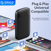 ORICO HDD Case 2.5 Inch SATA To USB3.0/Type-C HD Box Enclosure 6Gbps Max USB-C External SATA HDD Enclosure Support Auto-Sleep