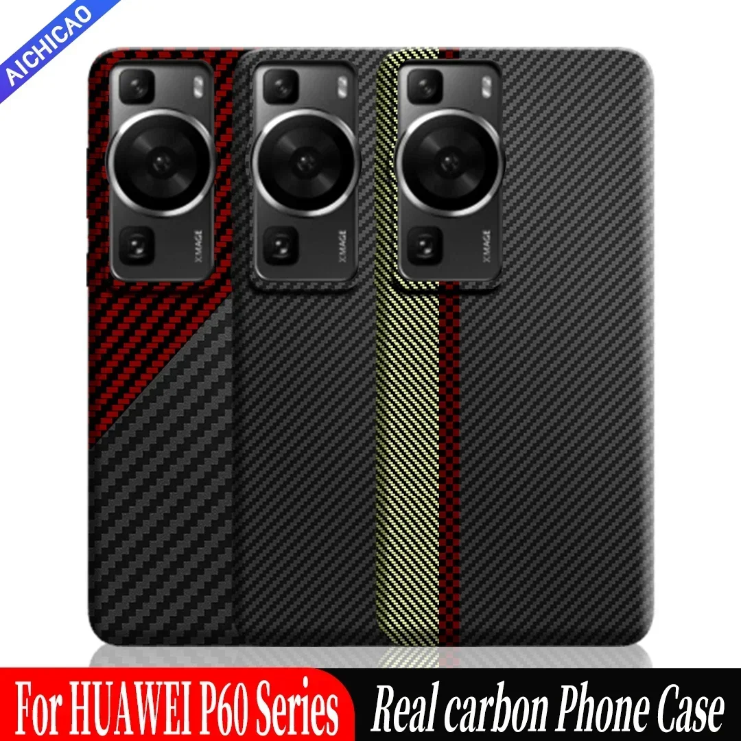 

ACC-Carbon case for Huawei P60 pro case Aramid fiber ultra-thin and ultra-light niche anti-fall phone P60 Case P60 art cover