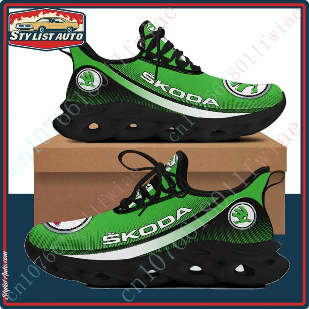 Skoda Male Sneakers Casual Running Shoes Big Size Unisex Tennis Sports Shoes For Men Lightweight Men's Sneakers Custom Logo