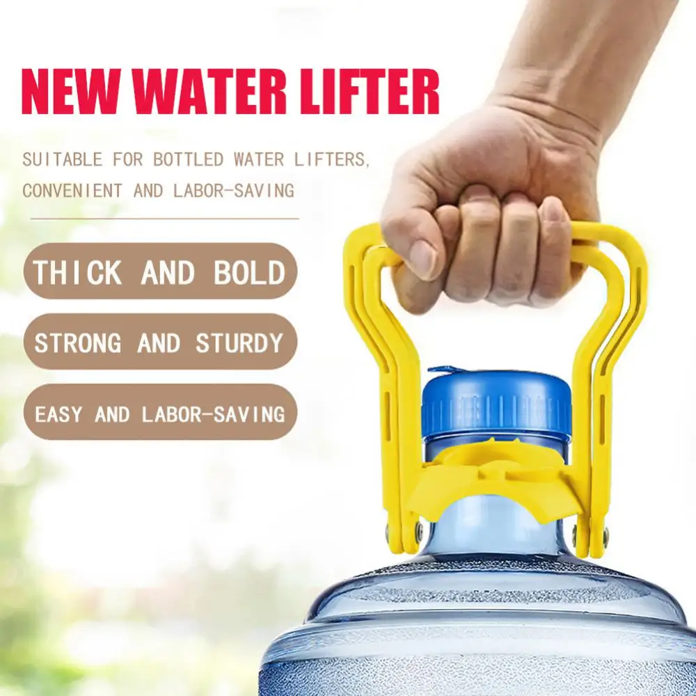 

Carry Water Handle Bucket Carrier Thickened 14x12.5x5.5cm Blue/yellow Household Tools Bucket Handle Bottled Water Handling