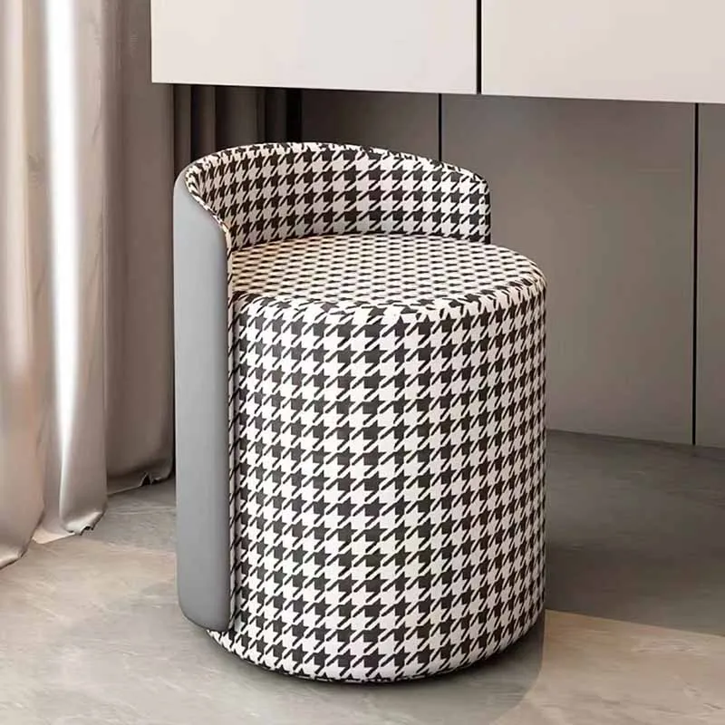 Nordic Elegant Vanity Stool Designer Arcade Stepping Hallway Pouf Ottoman Bedroom European Taburetes De Bar Home Furniture