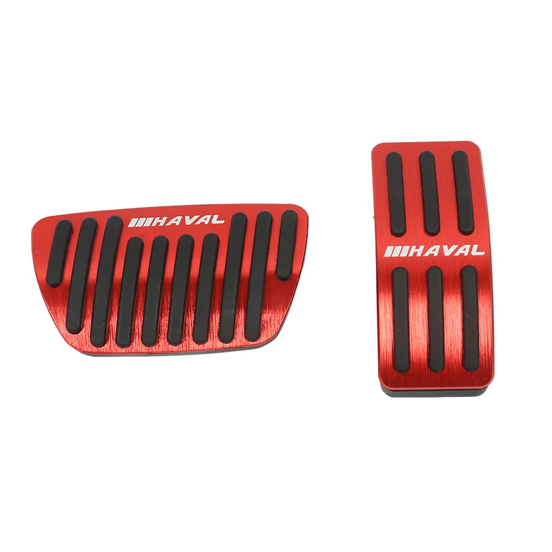 Car Accessories For Haval H6 Dargo 2021 2022 2023 AT Brake Accelerator Foot Pedals Pad Covers No Drill Anti-Slip With Rubbers