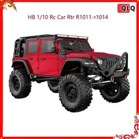 HB 1/10 Rc Car Rtr R1011-r1014 Remote Control Vehicle 2.4g Full Proportional Rock Crawler 4wd Off-road Climbing Truck Toys