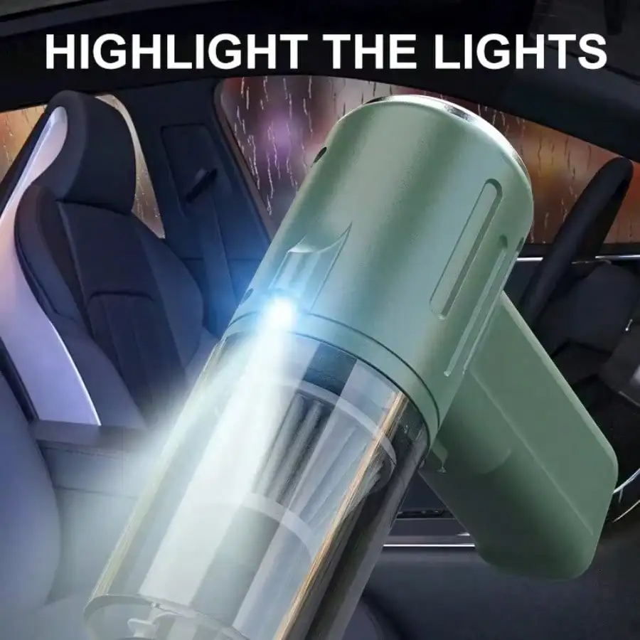 4 in 1 Multifunctional Powerful Cordless Car Vacuum Cleaner 980000Pa Wireless Handheld Blowing Suction Dust for Home Vehicle Use