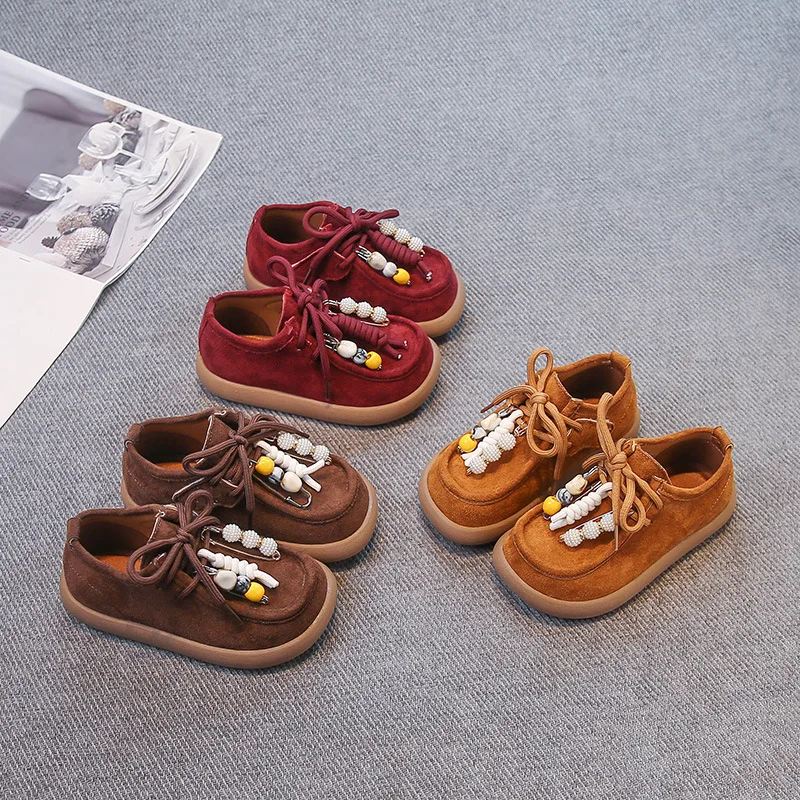 

Brand Kids Shoe Autumn New Fashion Girl Leather Shoes Casual Girl School Shoe Casual Women Loafer Retro Girl Shoe Лоферы Женские