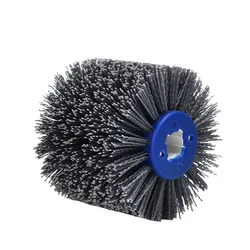 1pcs 120*100*19mm Nylon Abrasive Wire Drum Polishing Wheel Electric Brush for Woodworking Metalworking