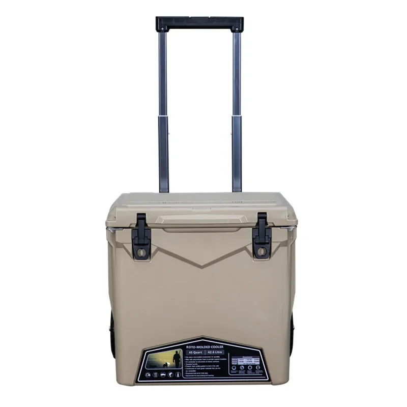 

Hot-selling Kuer 45L pulley refrigerator box in Japan and South Korea, commercial on-board stall, tie rod cold box