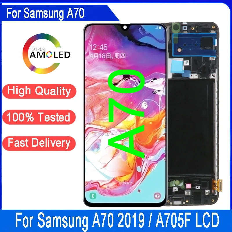 display-lcd-super-amoled-da-67-per-samsung-a70-2019-a705-a705f-sm-a705mn-schermo-touch-con-digitalizzatore-ricambio-completo