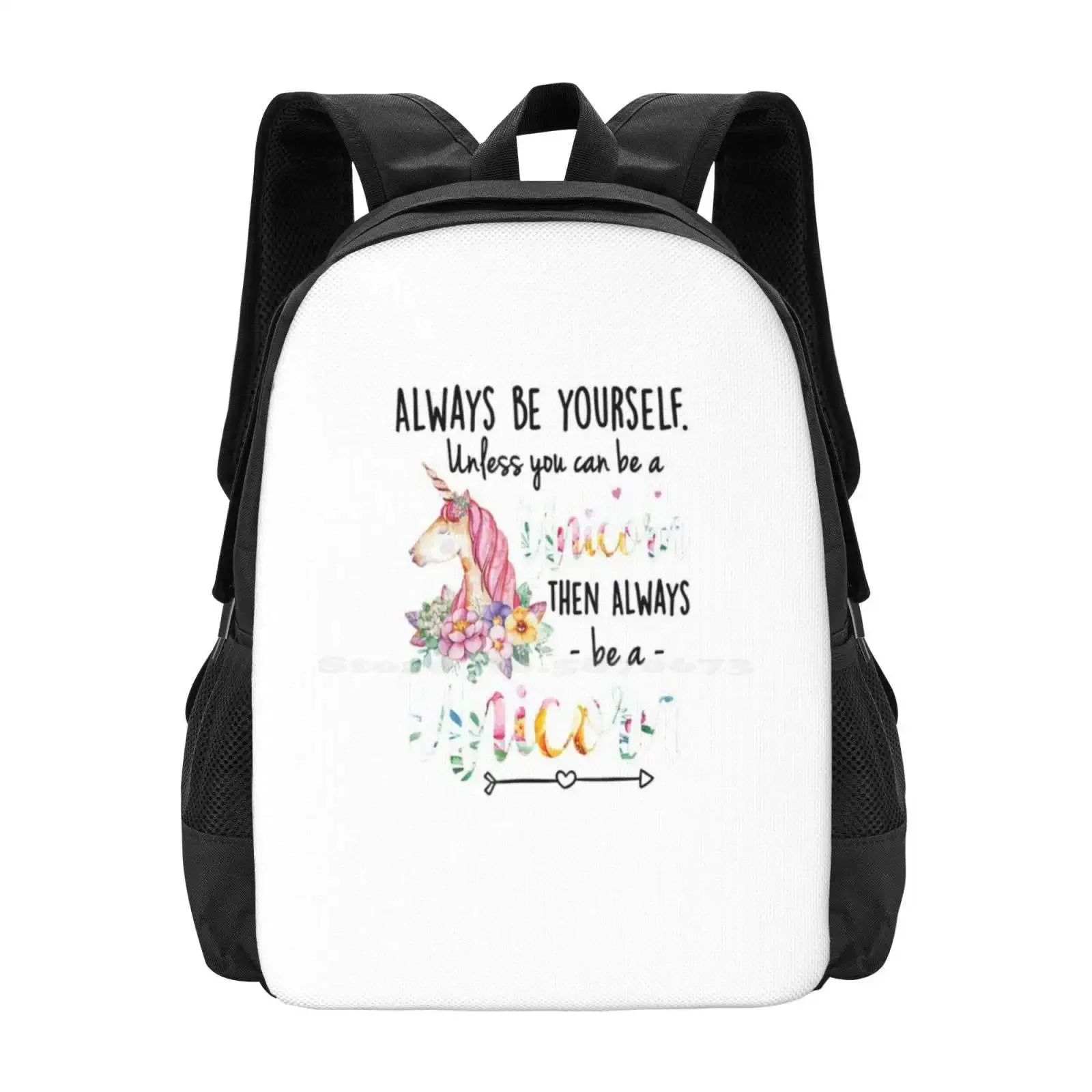 

Always Be Yourself Unless You Can Be A Unicorn Women Hot Sale Schoolbag Backpack Fashion Bags
