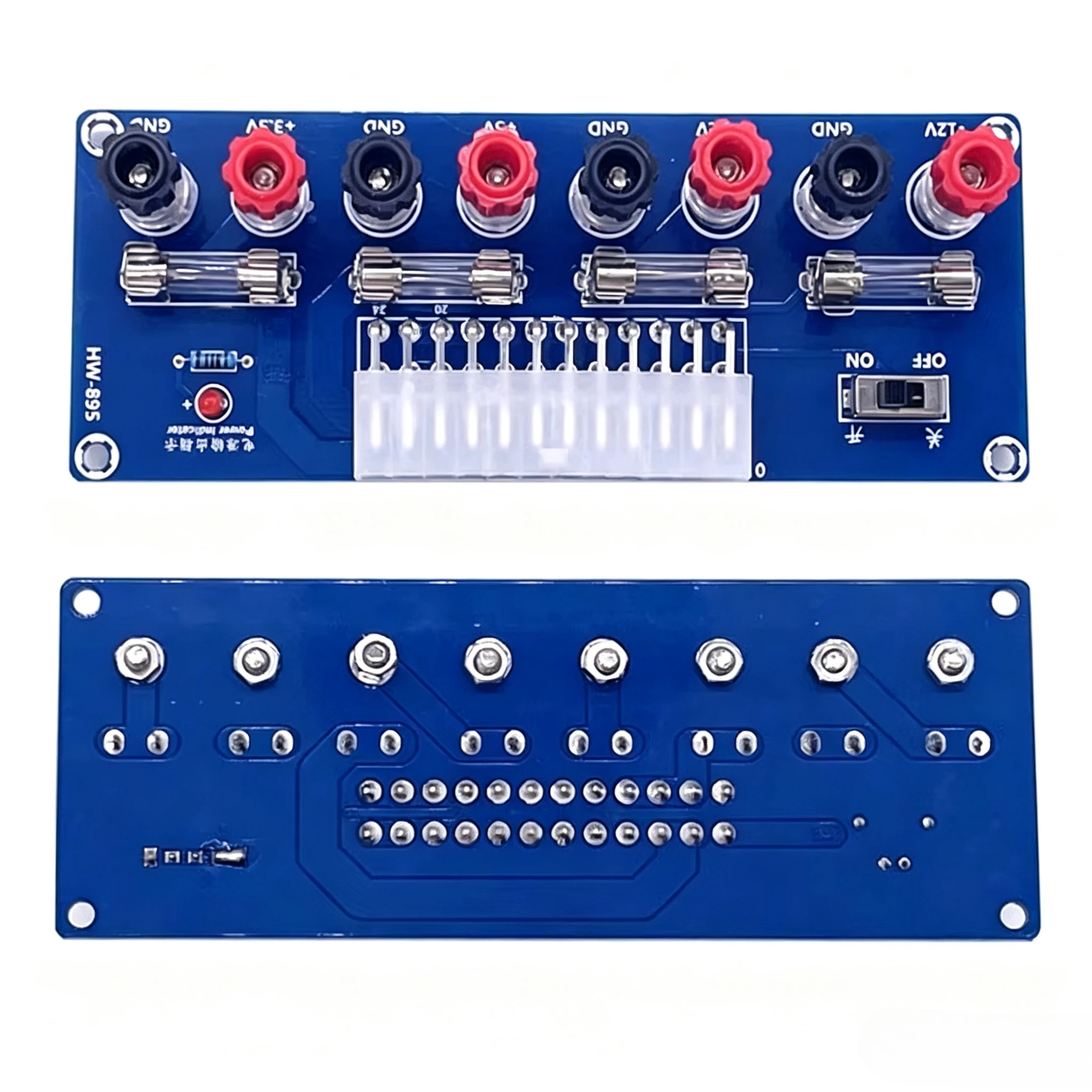 XH-M229 Desktop Chassis Power Supply ATX Adapter Board 24pin Pickup Board Lead Module Power Supply Output Terminal Block