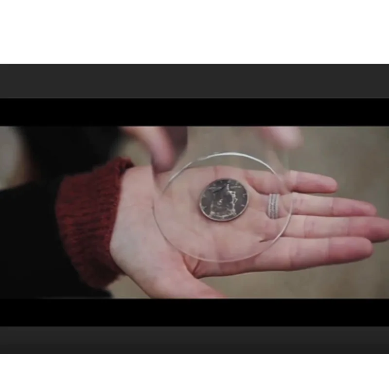 

Distancia By Les French Dollar Coin Magic Edition Mental Devices Gimmicks Close Up Magic Tricks Magician Illusions Props