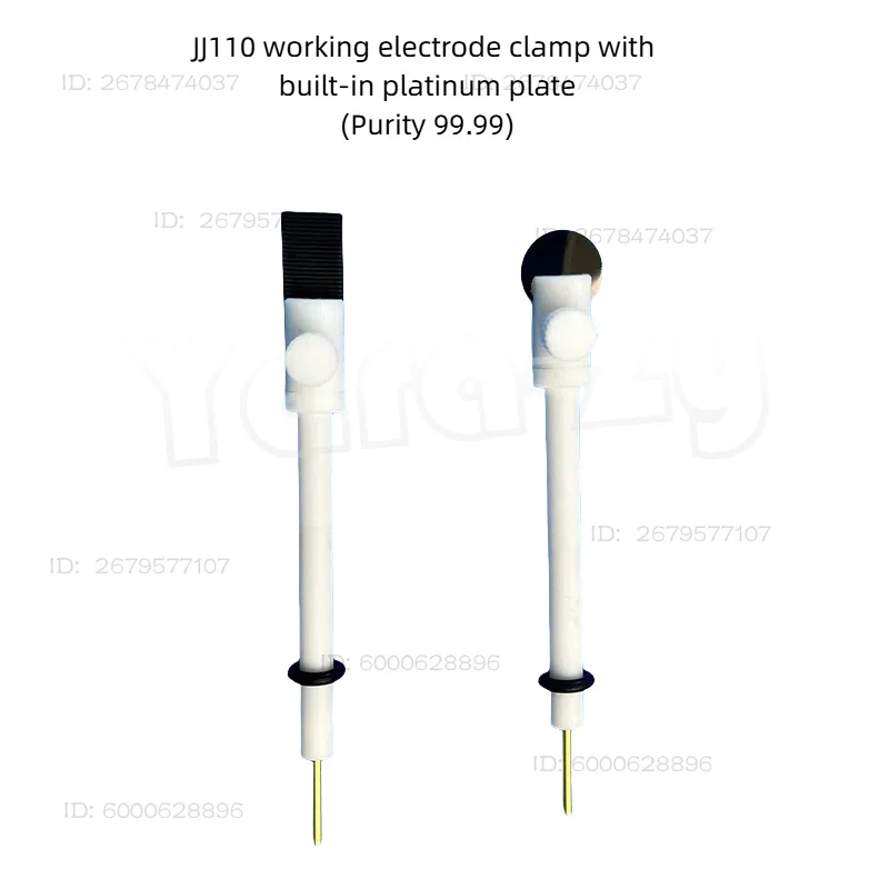 Reinforced 10x15 JJ110 PTFE Plated Multi-purpose Electrode Holder Platinum Plate Working Electrode Holder Corrosion-resistant