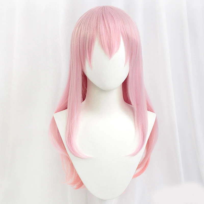 60cm Super Sonico Supersonico 60cm Long Pink Ombre Hair Heat Resistant Cosplay Costume Wig