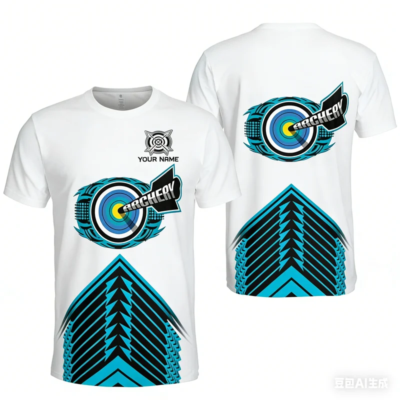 Camiseta deportiva con diseño de nombre personalizado para hombre, camisetas de manga corta con cuello redondo transpirables con estampado 3D, jersey de secado rápido a la moda