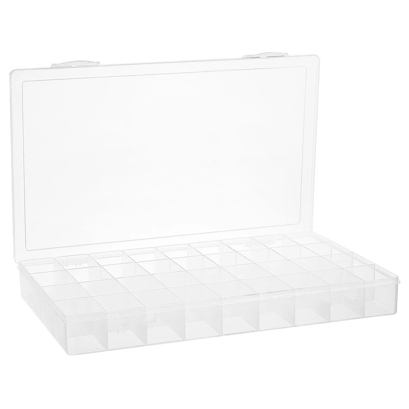

Clear Storage Box Multi-grid Bead Containers Organizer Bins Transparent Pe Case Travel Jewelry Boxes Compartment Dividers Paint